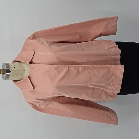 Lafayette 148 New York Button Up Jacket Salmon Color Size MP - Picture 1 of 8